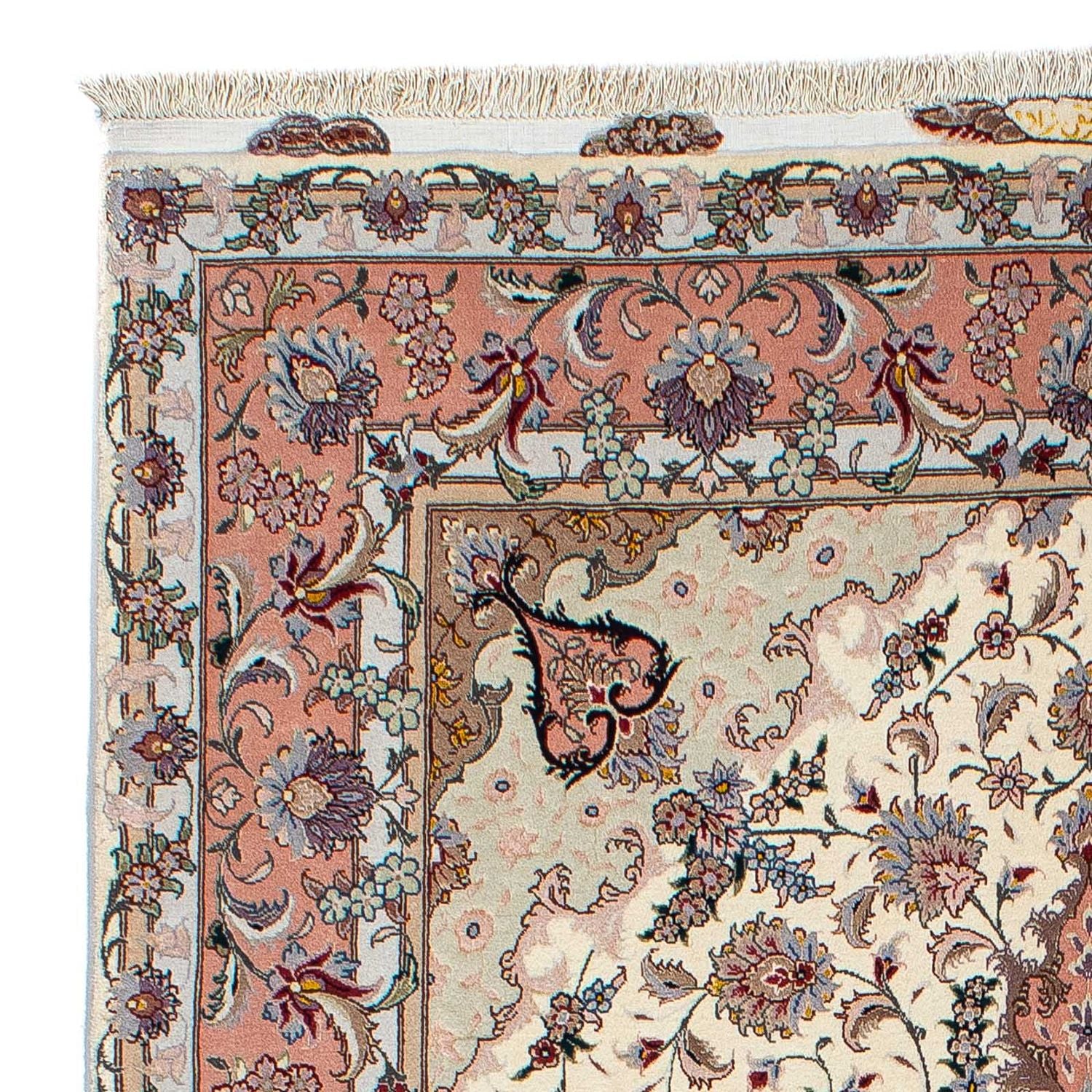 Alfombra Persa - Tabriz - Real - 205 x 154 cm - beige