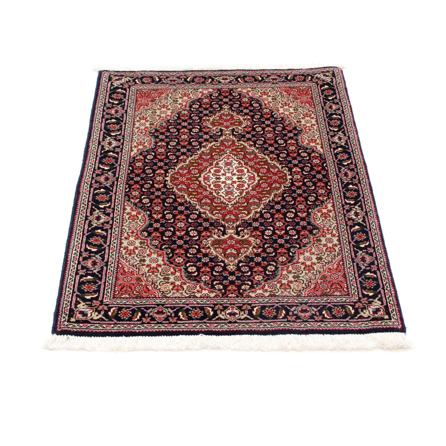 Alfombra Persa - Tabriz - Real - 90 x 60 cm - azul oscuro