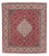 Alfombra persa - Bidjar cuadrado  - 115 x 101 cm - rojo