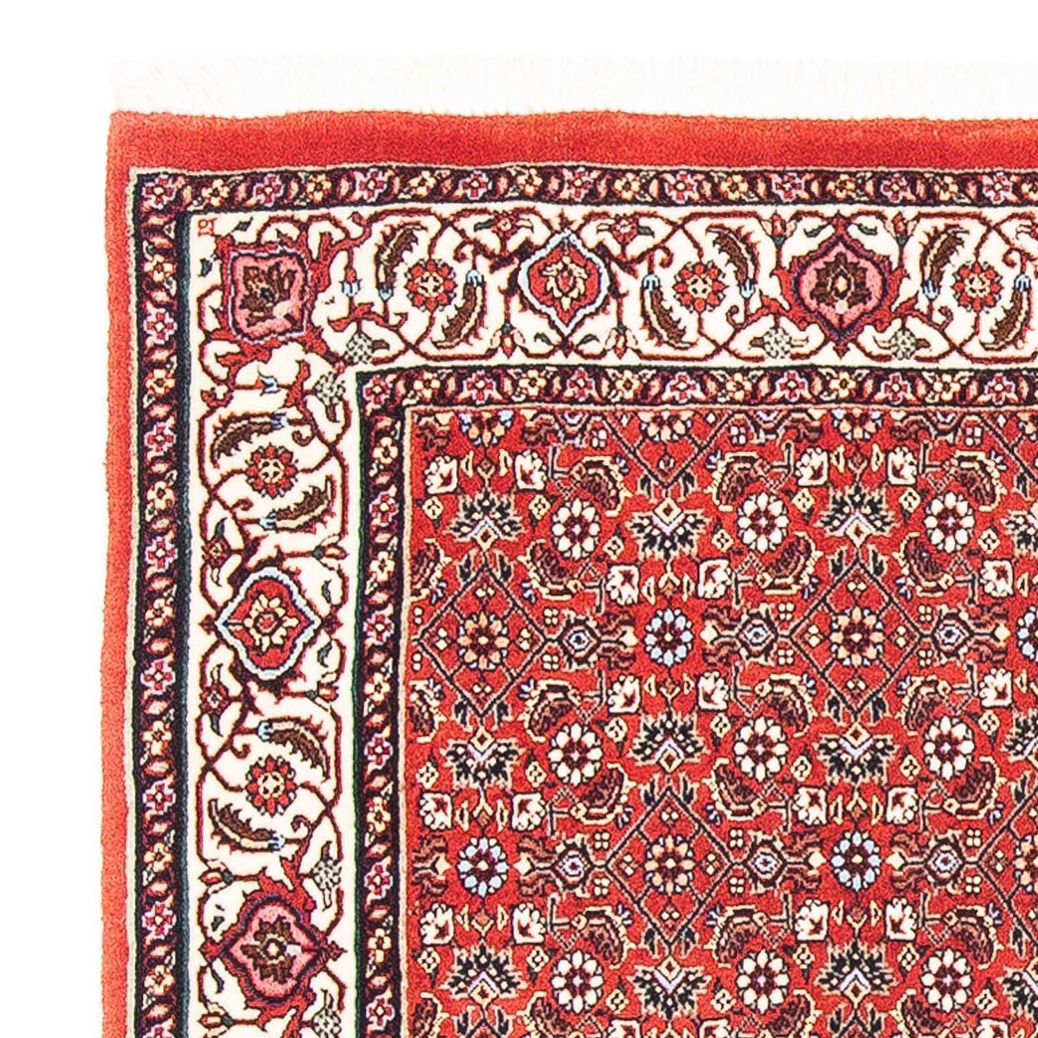 Alfombra persa - Bidjar cuadrado  - 98 x 97 cm - rojo