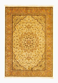 Alfombra Persa - Tabriz - Real - 150 x 105 cm - beige