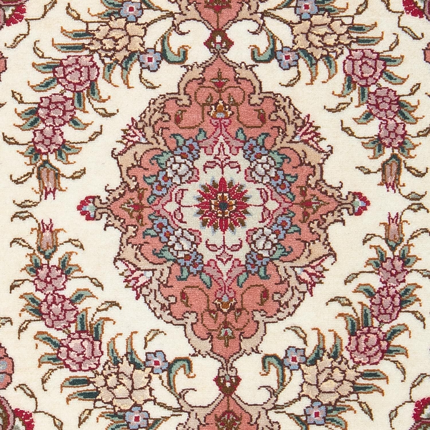 Alfombra Persa - Tabriz - Real - 87 x 60 cm - beige