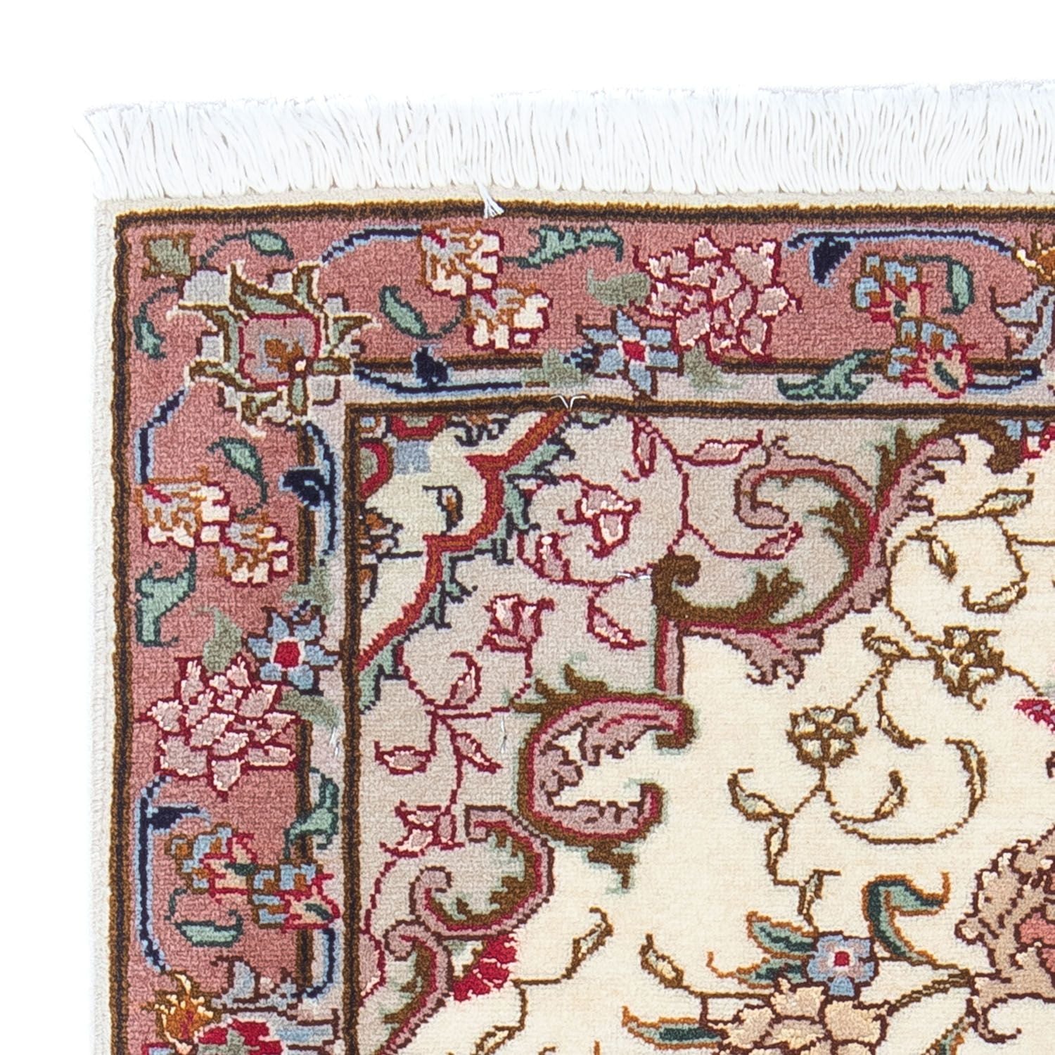 Alfombra Persa - Tabriz - Real - 87 x 60 cm - beige