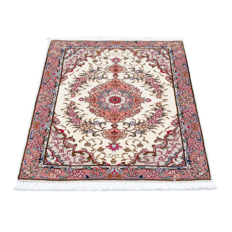Alfombra Persa - Tabriz - Real - 87 x 60 cm - beige