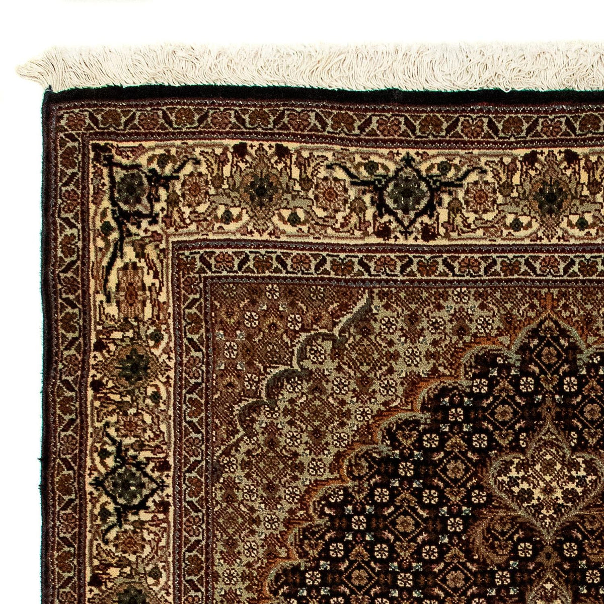 Alfombra Persa - Tabriz - Real - 114 x 83 cm - azul oscuro