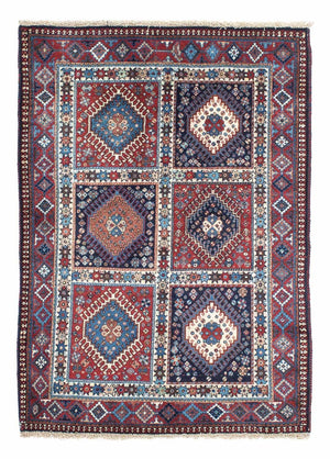 Alfombra persa - Nómada - 146 x 102 cm - rojo claro