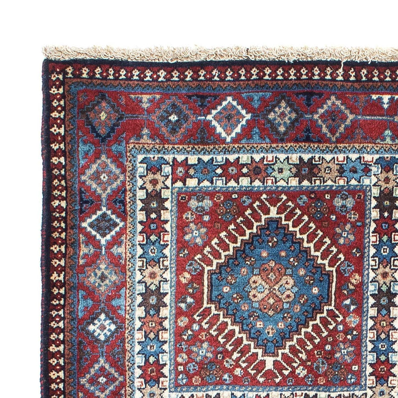 Alfombra persa - Nómada - 146 x 102 cm - rojo claro