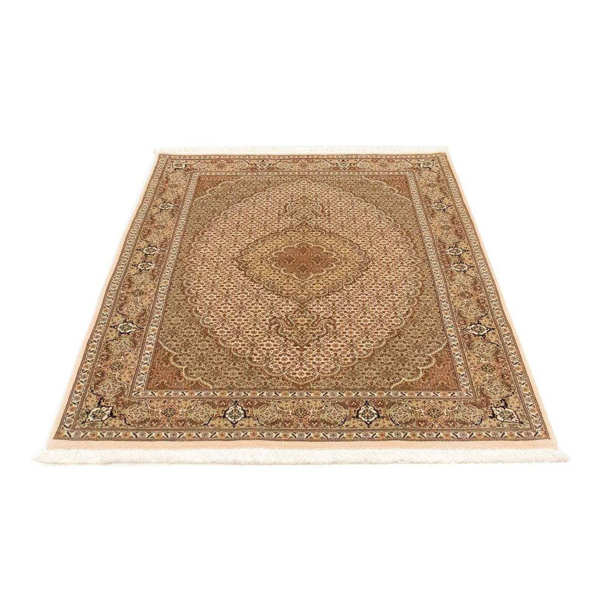 Alfombra Persa - Tabriz - Real - 151 x 103 cm - beige