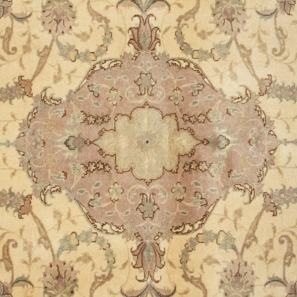 Alfombra Persa - Tabriz - Real - 144 x 103 cm - beige