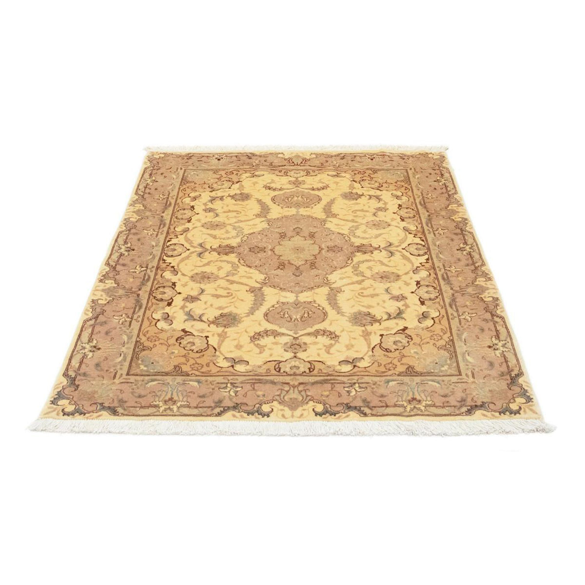 Alfombra Persa - Tabriz - Real - 144 x 103 cm - beige