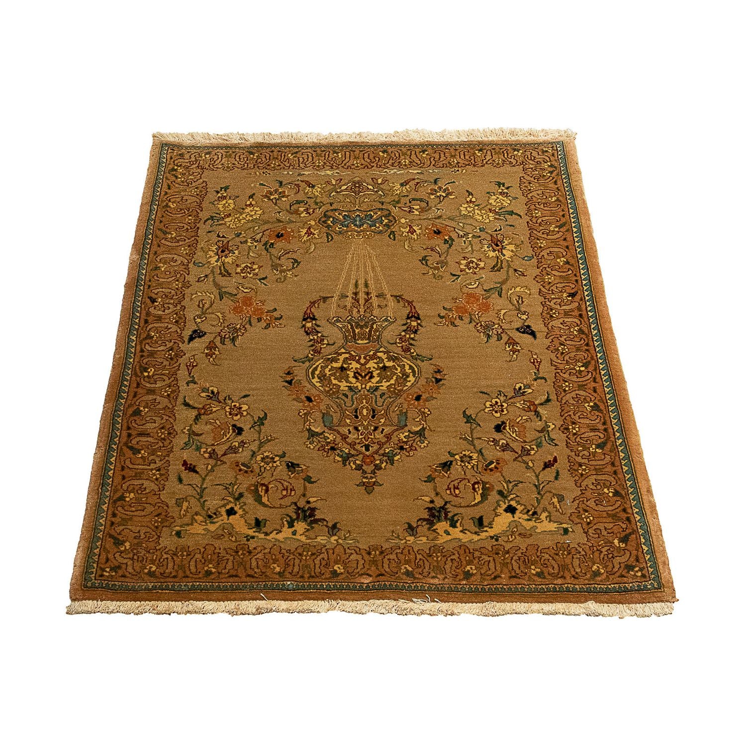 Alfombra Persa - Tabriz - Real - 107 x 79 cm - marrón