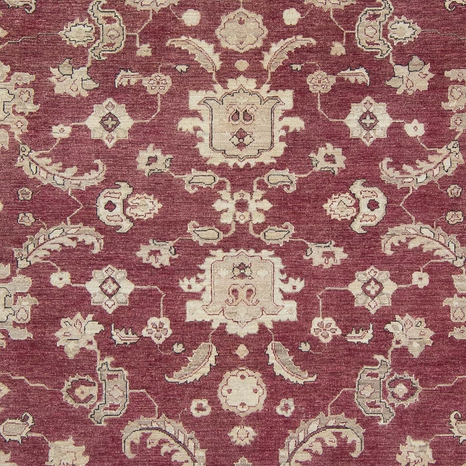 Alfombra Ziegler - 345 x 262 cm - rojo vino