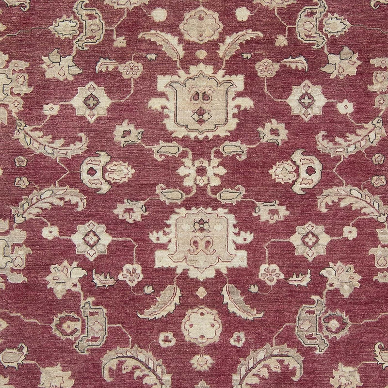 Alfombra Ziegler - 345 x 262 cm - rojo vino
