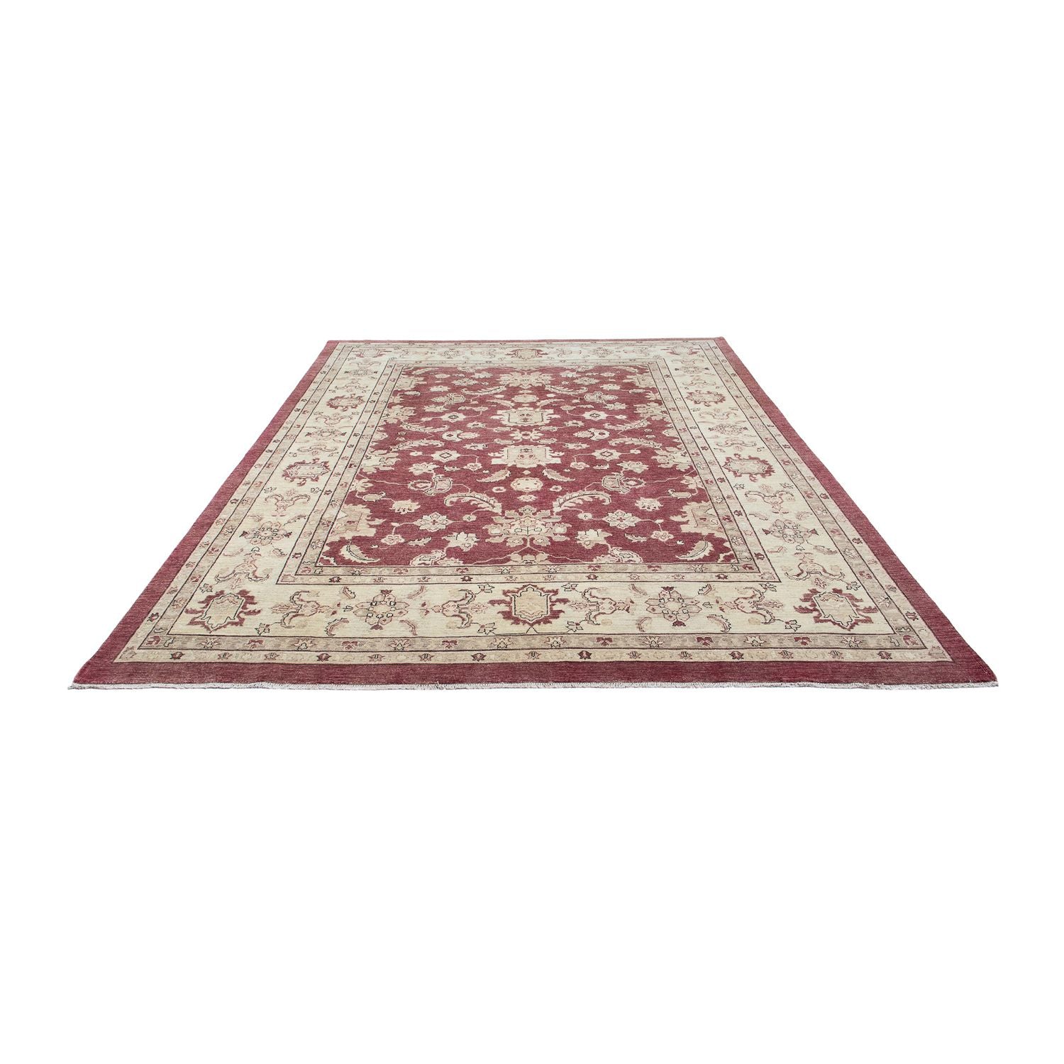 Alfombra Ziegler - 345 x 262 cm - rojo vino