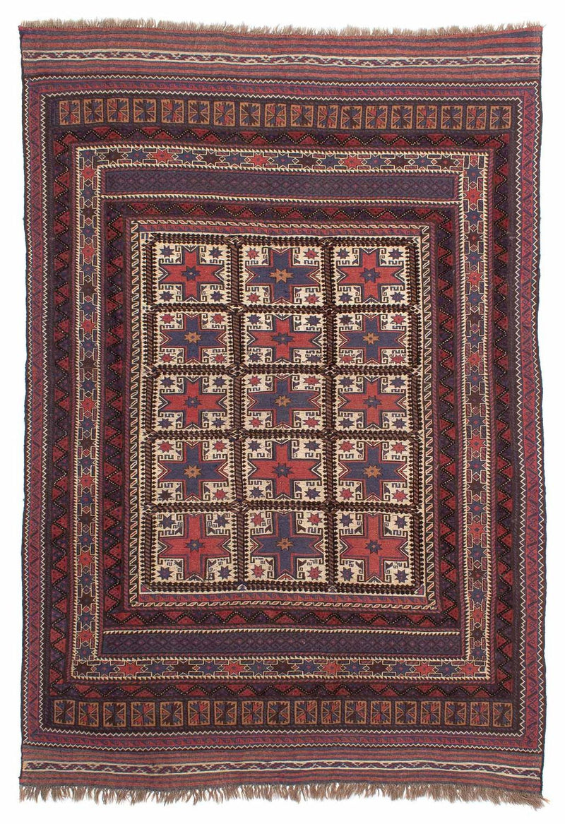 Alfombra Kelim - Oriental - 288 x 200 cm - marrón