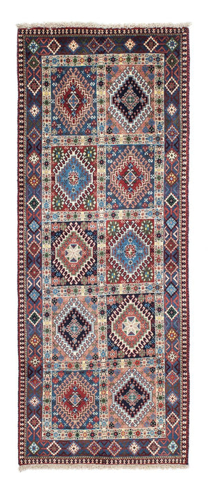 Alfombra de pasillo Alfombra persa - Nómada - 203 x 81 cm - azul