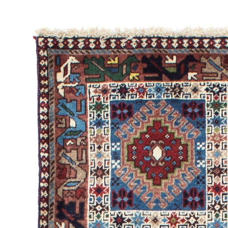 Alfombra de pasillo Alfombra persa - Nómada - 198 x 78 cm - rojo claro