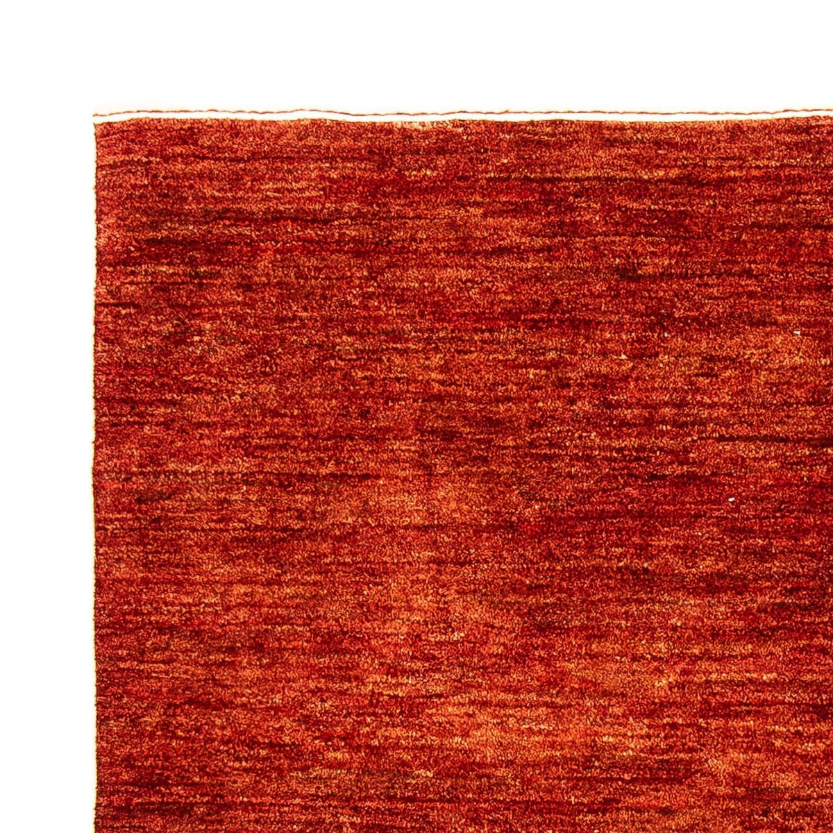 Alfombra Gabbeh - Indus - 202 x 137 cm - rojo oscuro