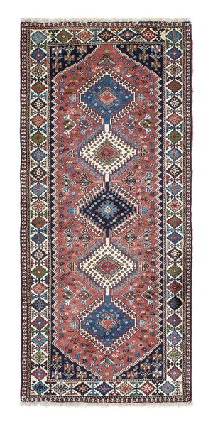 Alfombra de pasillo Alfombra persa - Nómada - 205 x 78 cm - rojo claro