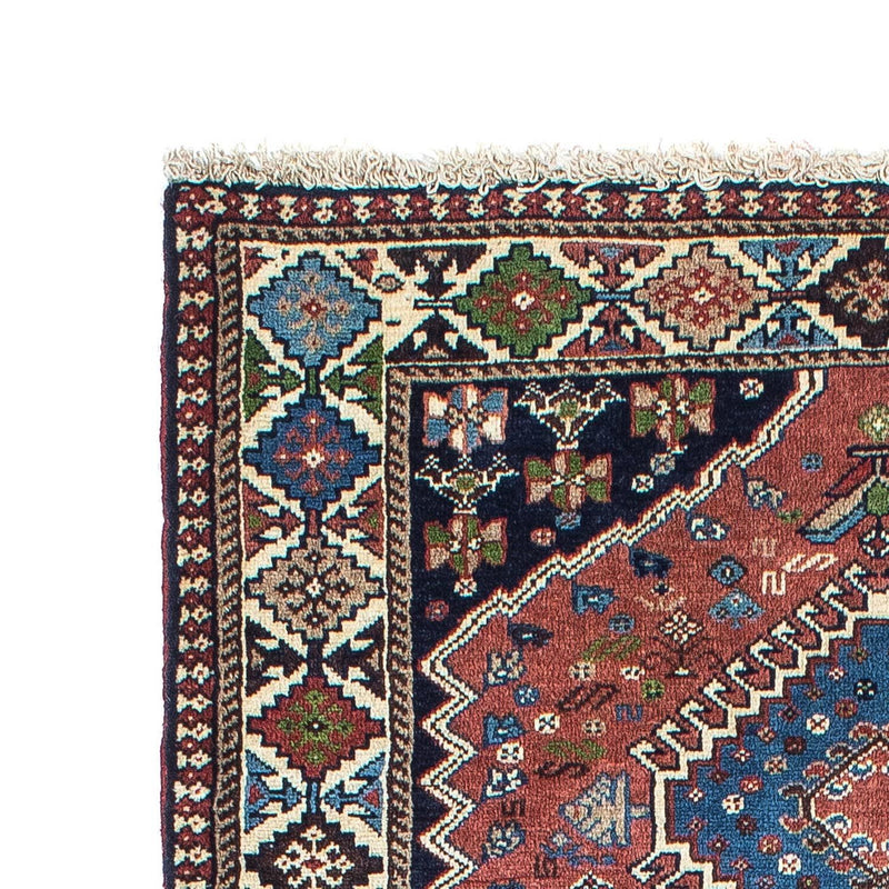 Alfombra de pasillo Alfombra persa - Nómada - 205 x 78 cm - rojo claro