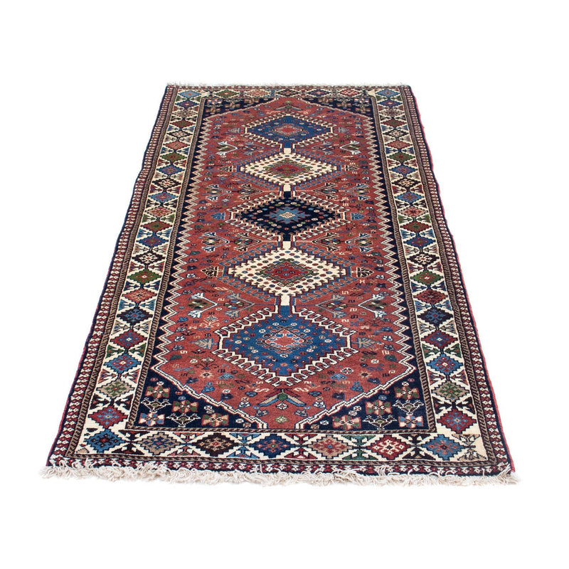 Alfombra de pasillo Alfombra persa - Nómada - 205 x 78 cm - rojo claro