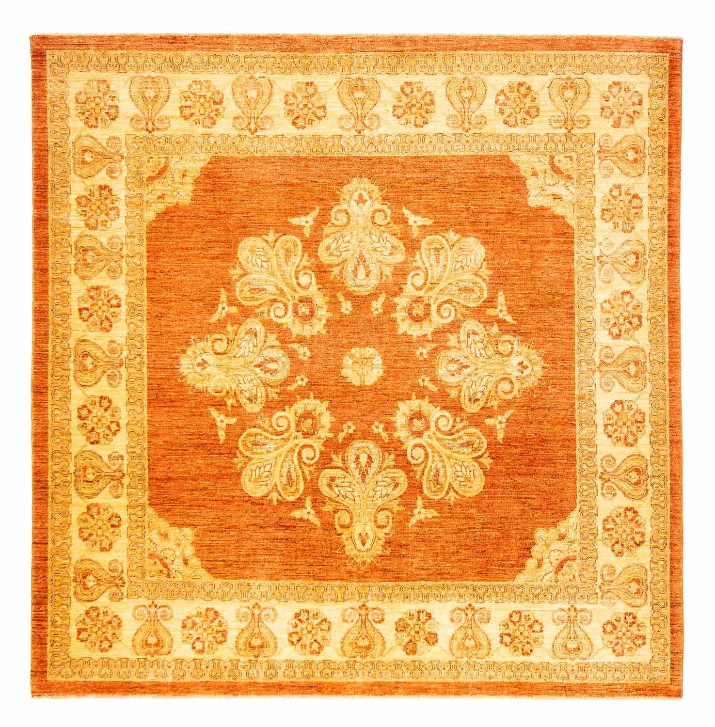 Alfombra Ziegler cuadrado  - 205 x 202 cm - óxido