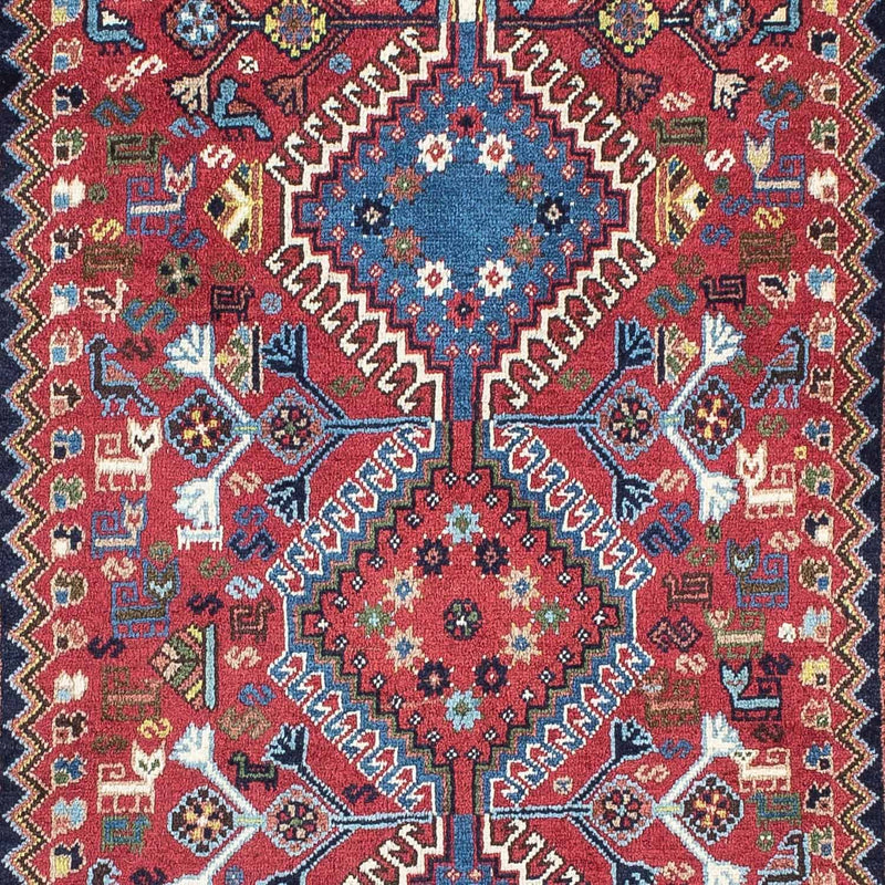 Alfombra de pasillo Alfombra persa - Nómada - 197 x 82 cm - rojo