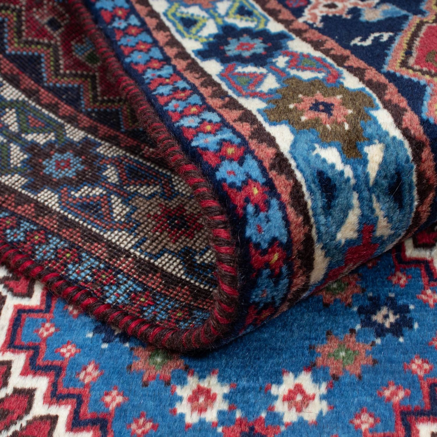 Alfombra de pasillo Alfombra persa - Nómada - 197 x 82 cm - rojo