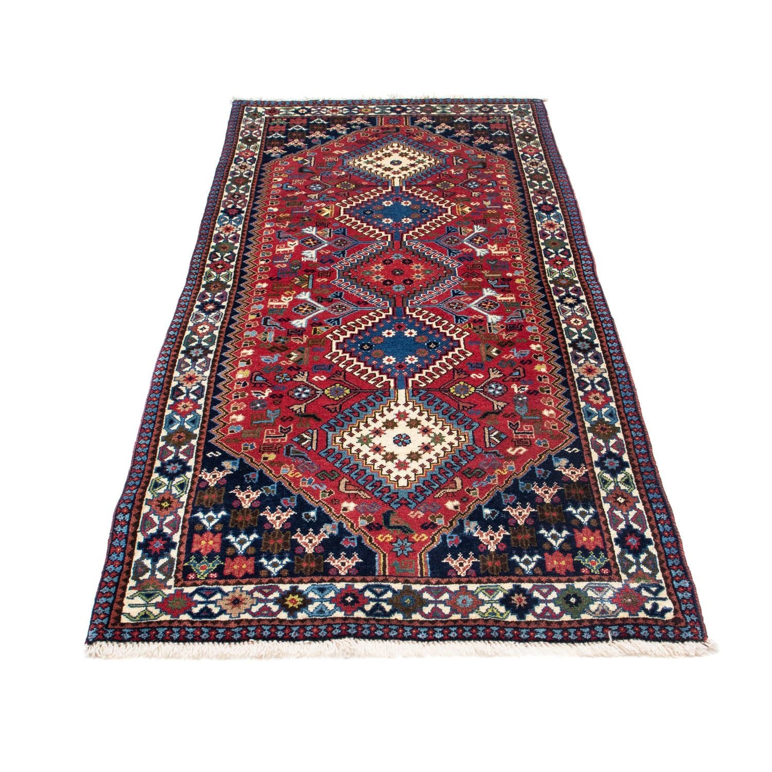 Alfombra de pasillo Alfombra persa - Nómada - 197 x 82 cm - rojo