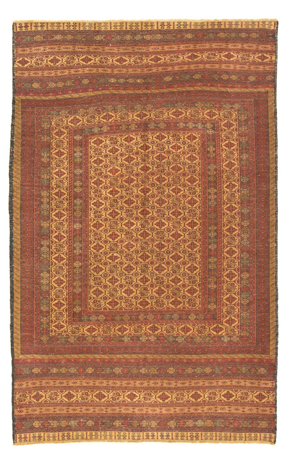 Alfombra Kelim - Oriental - 199 x 130 cm - multicolor