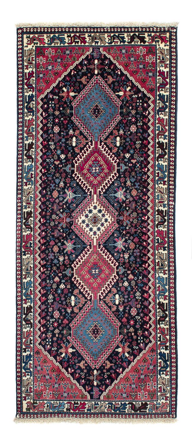 Alfombra de pasillo Alfombra persa - Nómada - 203 x 83 cm - azul oscuro