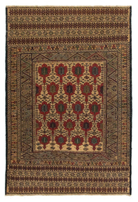 Alfombra Kelim - Oriental - 138 x 94 cm - multicolor