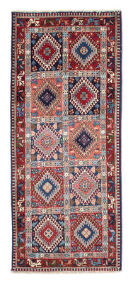 Alfombra de pasillo Alfombra persa - Nómada - 190 x 80 cm - rojo claro