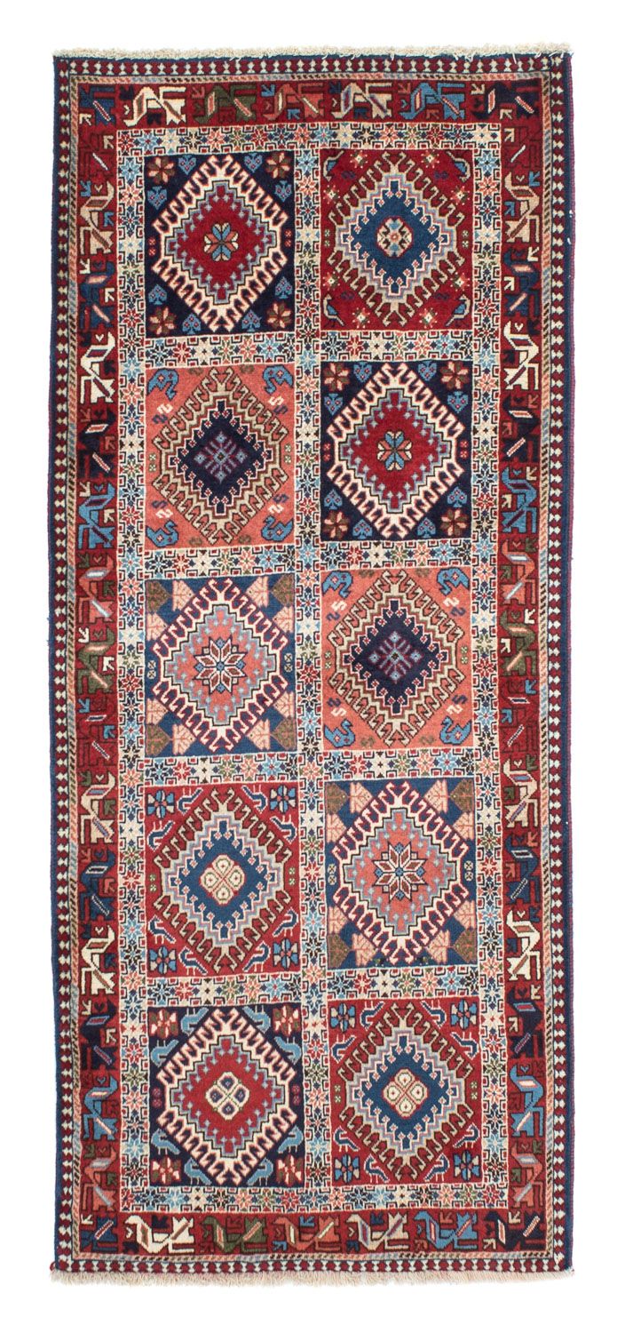 Alfombra de pasillo Alfombra persa - Nómada - 190 x 80 cm - rojo claro