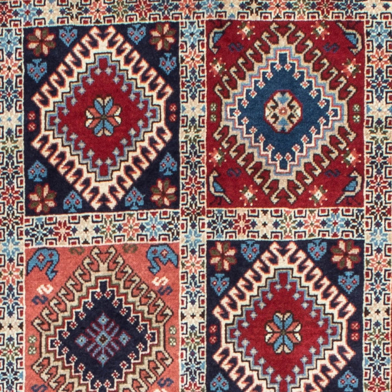 Alfombra de pasillo Alfombra persa - Nómada - 190 x 80 cm - rojo claro