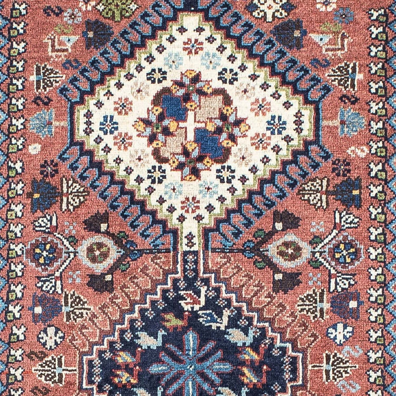 Alfombra de pasillo Alfombra persa - Nómada - 189 x 79 cm - rojo claro