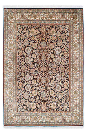 Alfombra persa - Clásica - 226 x 154 cm - azul oscuro