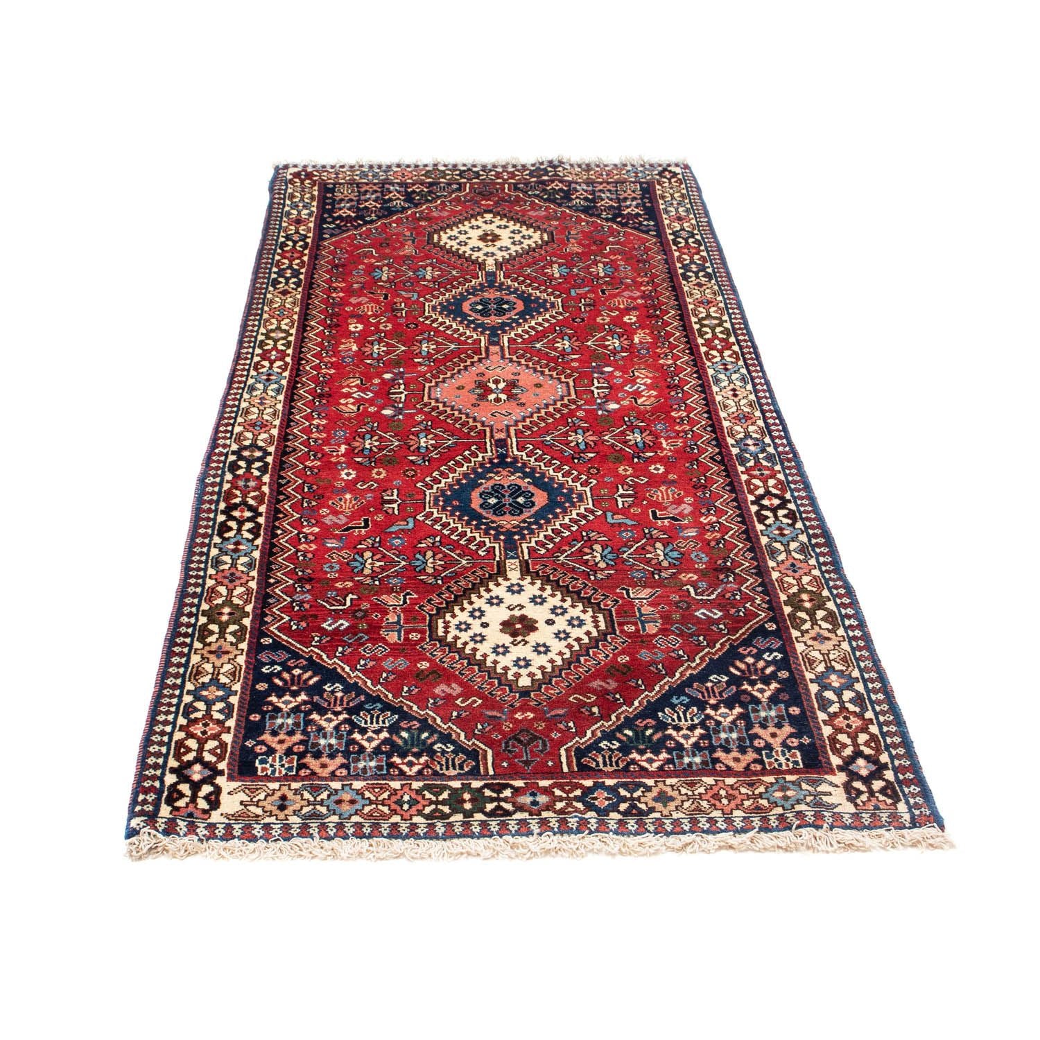Alfombra de pasillo Alfombra persa - Nómada - 201 x 82 cm - rojo