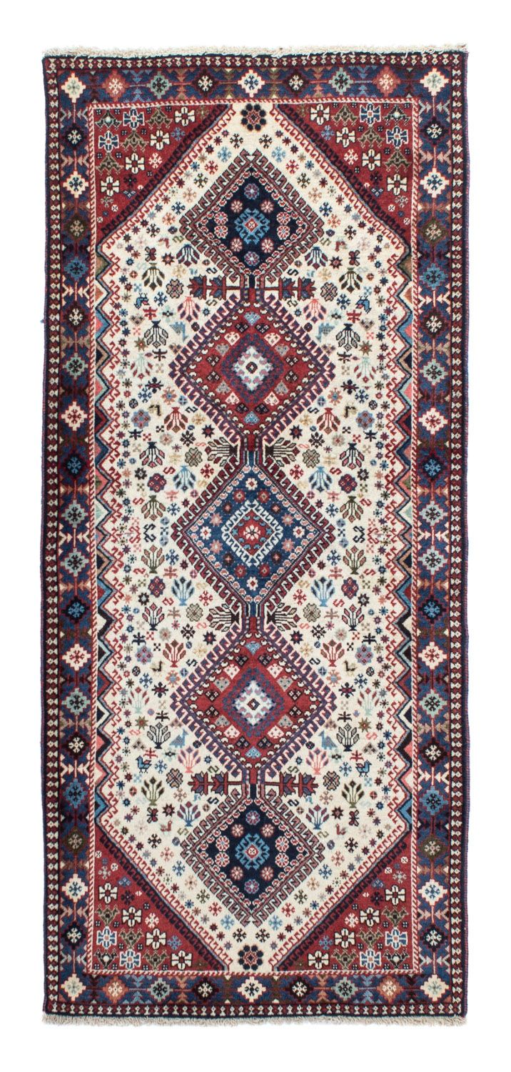 Alfombra de pasillo Alfombra persa - Nómada - 192 x 84 cm - beige