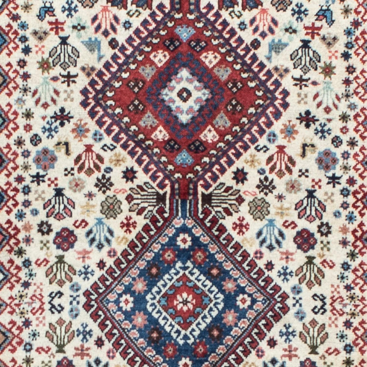 Alfombra de pasillo Alfombra persa - Nómada - 192 x 84 cm - beige