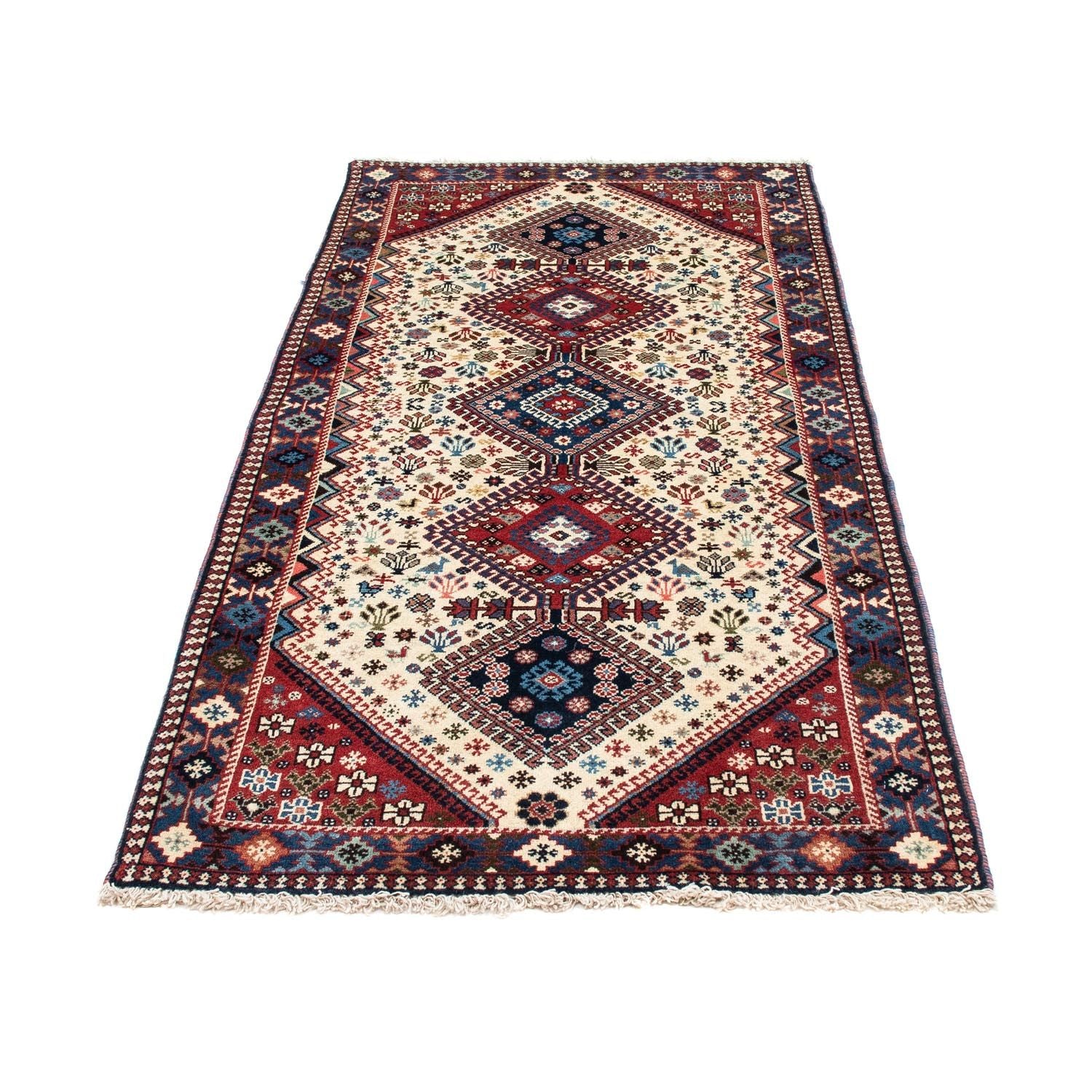 Alfombra de pasillo Alfombra persa - Nómada - 192 x 84 cm - beige