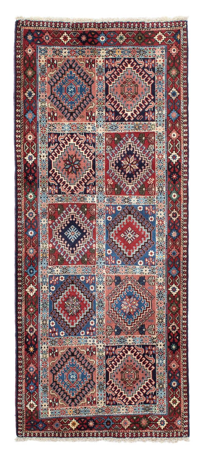 Alfombra de pasillo Alfombra persa - Nómada - 197 x 81 cm - rojo claro