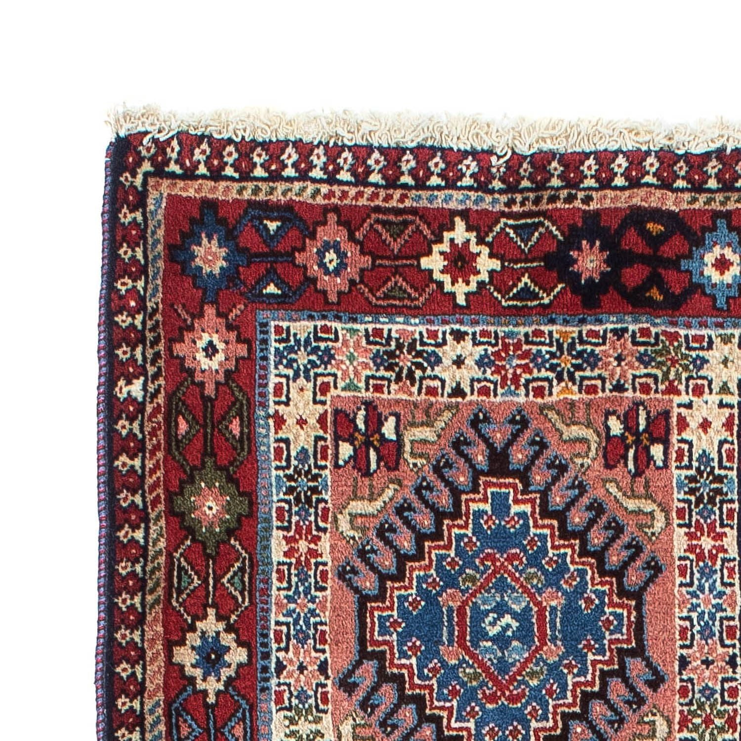 Alfombra de pasillo Alfombra persa - Nómada - 197 x 81 cm - rojo claro