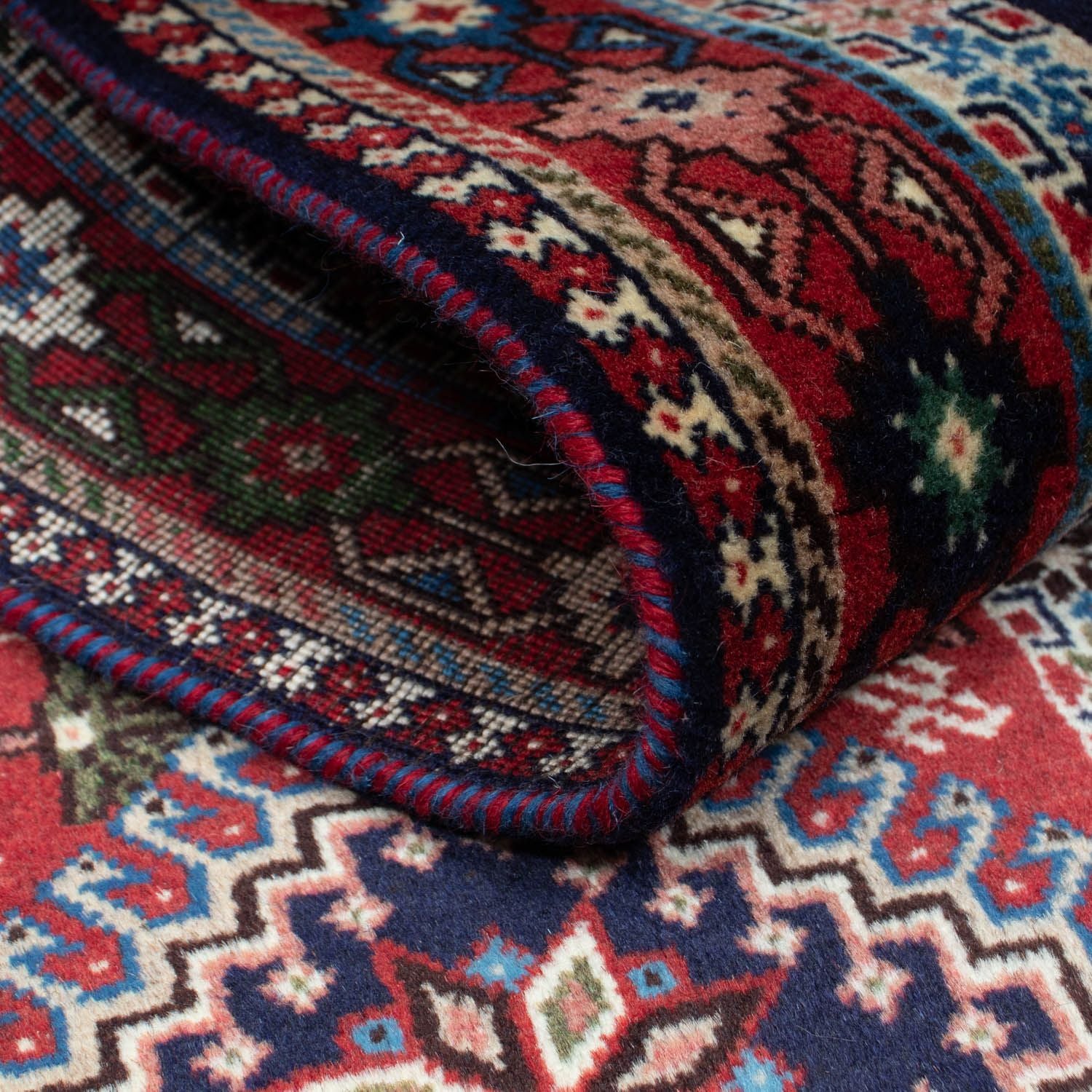 Alfombra de pasillo Alfombra persa - Nómada - 197 x 81 cm - rojo claro
