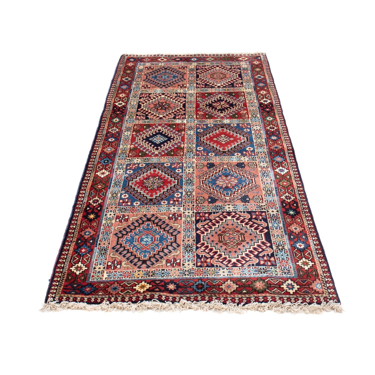 Alfombra de pasillo Alfombra persa - Nómada - 197 x 81 cm - rojo claro
