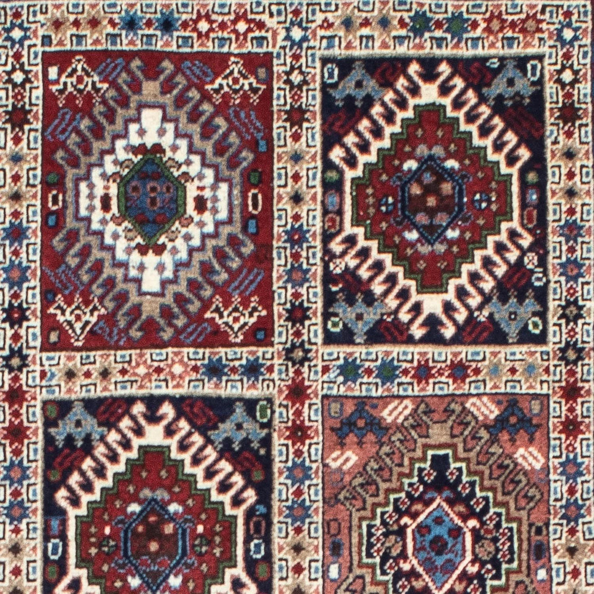 Alfombra de pasillo Alfombra persa - Nómada - 192 x 82 cm - beige