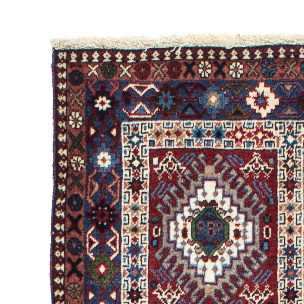 Alfombra de pasillo Alfombra persa - Nómada - 192 x 82 cm - beige