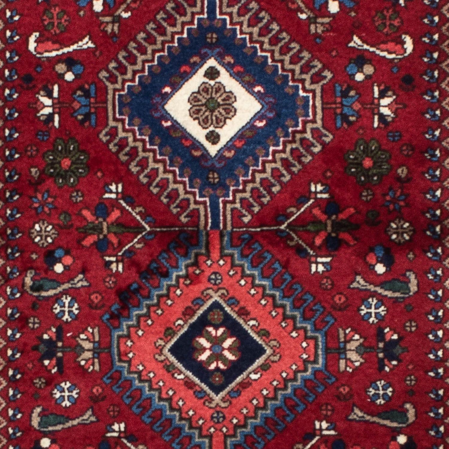 Alfombra de pasillo Alfombra persa - Nómada - 194 x 83 cm - rojo oscuro