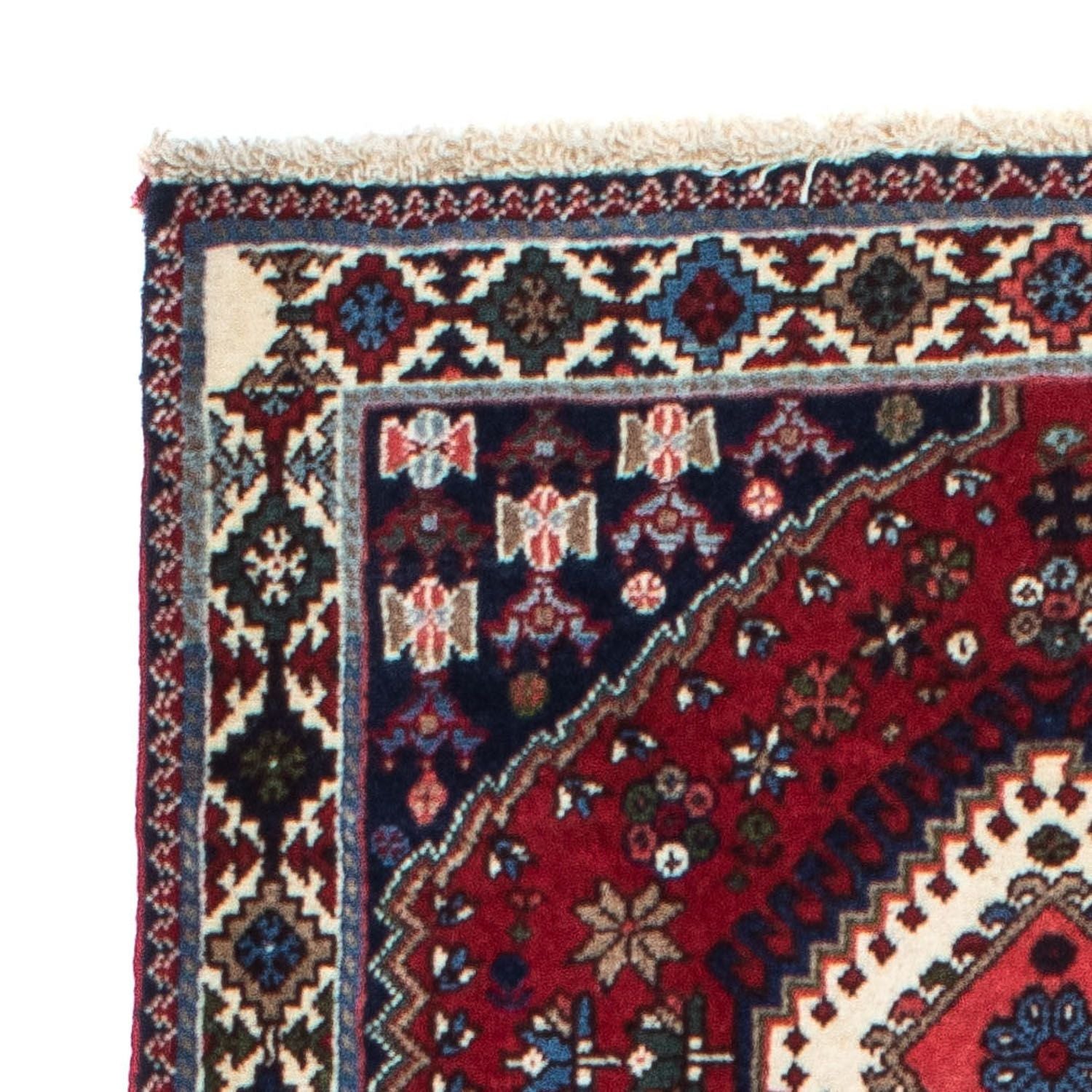 Alfombra de pasillo Alfombra persa - Nómada - 194 x 83 cm - rojo oscuro