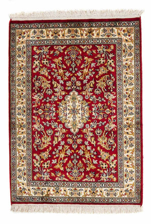Alfombra persa - Clásica - 89 x 62 cm - rojo oscuro
